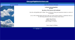 Desktop Screenshot of chicagoflightinstruction.com